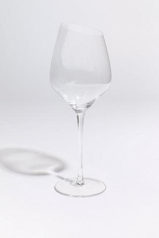 Slant Red Wine Glass