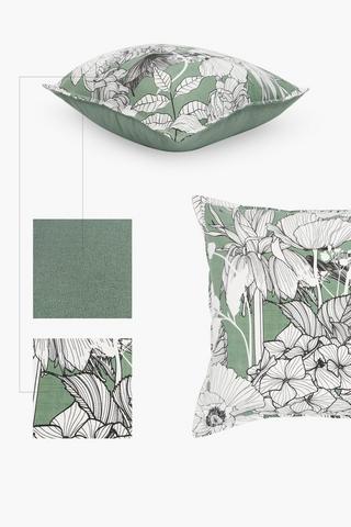 Printed Morgan Floral Scatter Cushion, 60x60cm