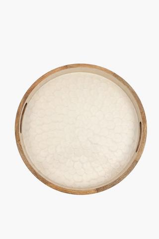 Pearlised Mangowood Tray