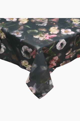 Magpie Floral Cotton Tablecloth, 180x270cm