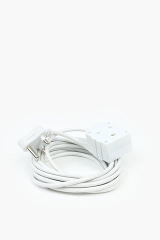 3m Extension Cord With 2 Way Plug