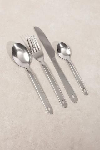16 Piece Stainless Steel Hanging Cutlery Set			
