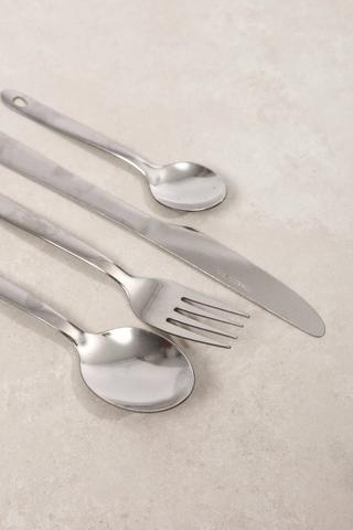 16 Piece Stainless Steel Hanging Cutlery Set			
