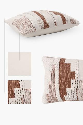 Meknes Textured Rustic Slub Cotton Scatter, 40x60cm