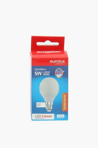 Eurolux 5w Golf Ball Bulb, E14