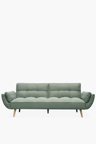 Retro Square Button Sleeper Couch

