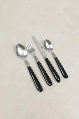 16 Piece Cutlery Set With Holder