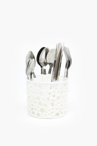 16 Piece Cutlery Set With Holder