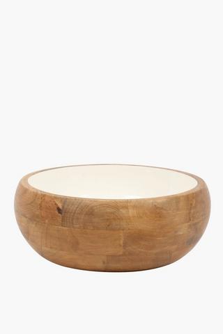 Wooden Round Bowl