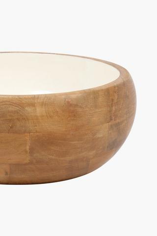 Wooden Round Bowl