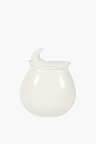 Contemp New Bone Sugar Pot