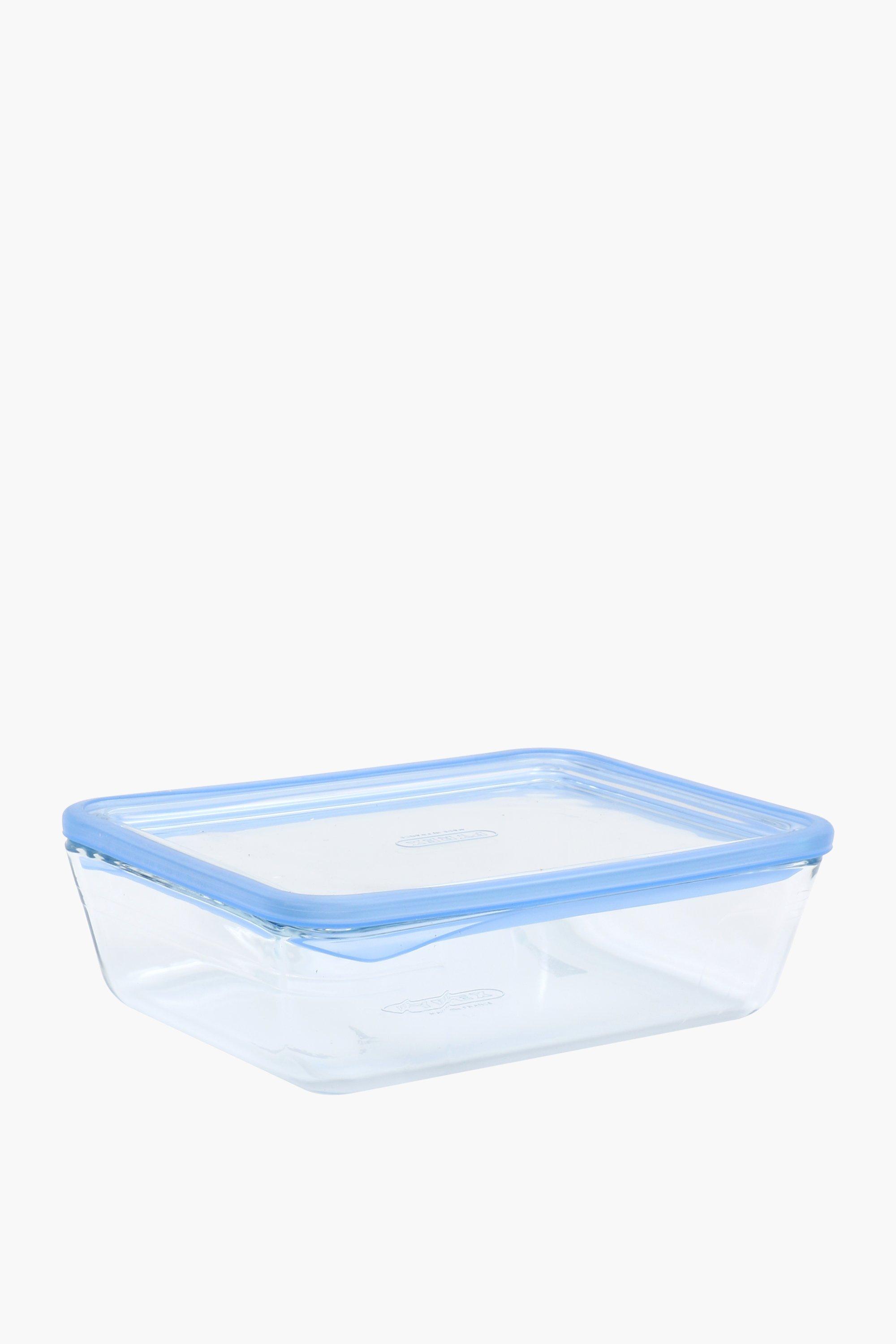 Pyrex Glass Rectangular Roaster And Lid, 1,5l