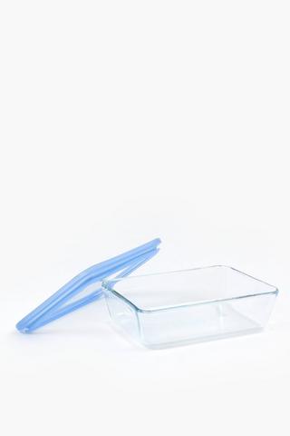 Pyrex Glass Rectangular Roaster And Lid, 1,5l