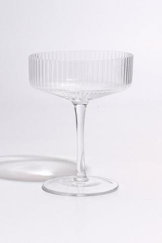Ribbed Champagne Coup