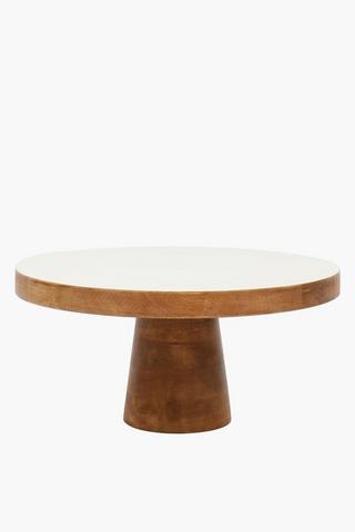 Wooden Round Cake Stand