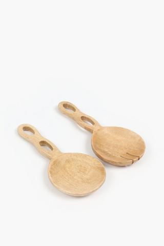 Wooden Salad Server Set