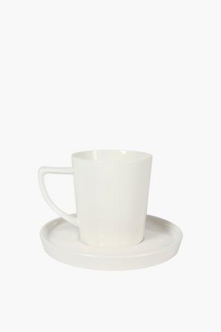 Contemp New Bone Cup And Saucer