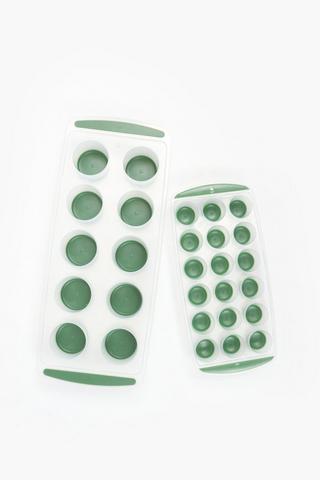 2 Pack Ice Cube Trays