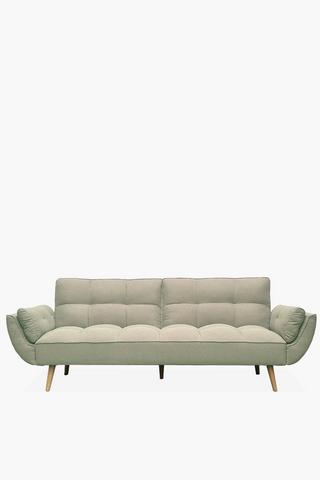Retro Square Button Sleeper Couch
