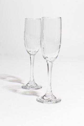 4 Pack Basic Champagne Flutes
