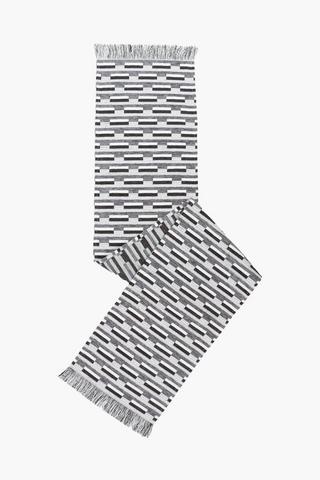 Chenille And Polyester Table Runner