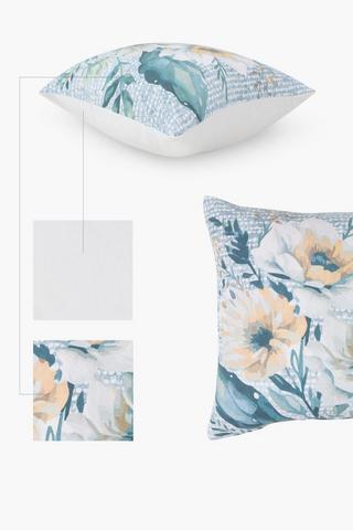 Printed Tora Floral Scatter Cushion Cover, 50x50cm
