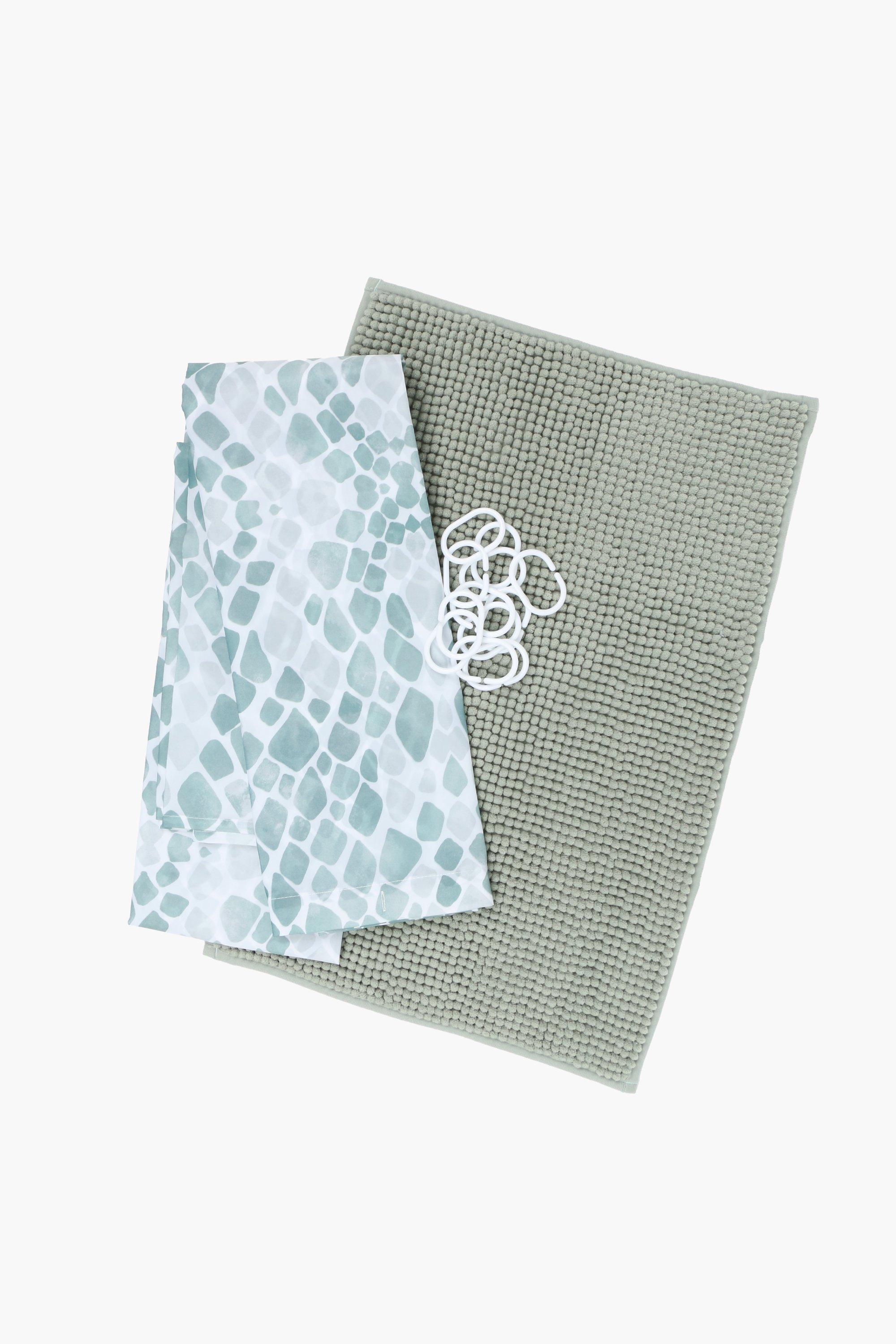 Pastel Shower Curtain Set