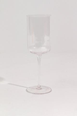 Ribbed Wine Glass