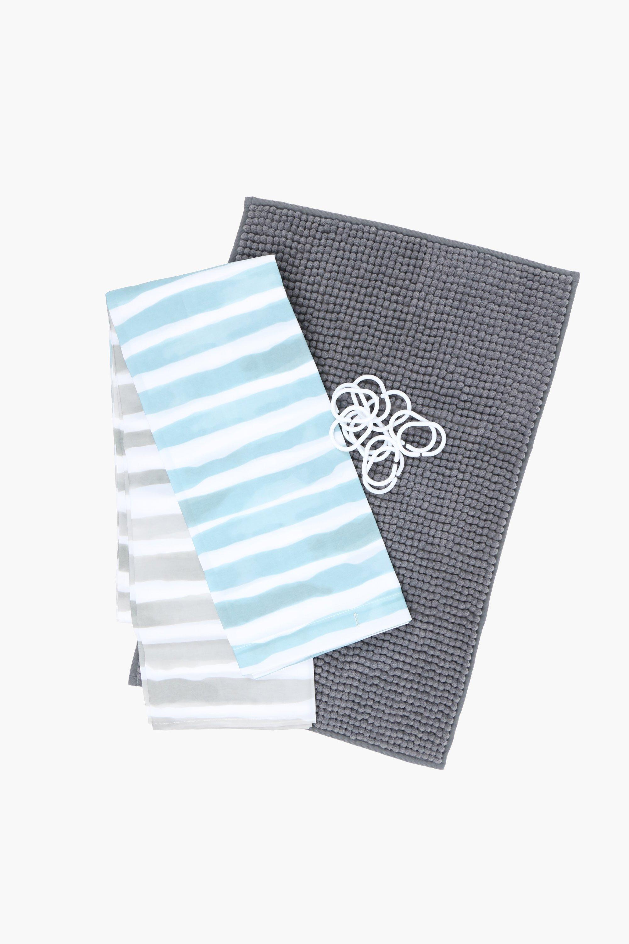 Pastel Shower Curtain Set