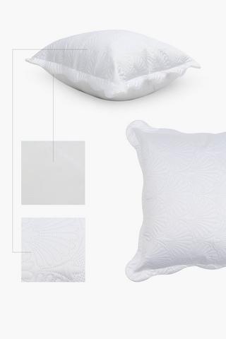 Satin Usonic Fan Scatter Cushion,60x60cm