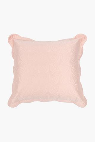 Satin Usonic Fan Scatter Cushion, 60x60cm