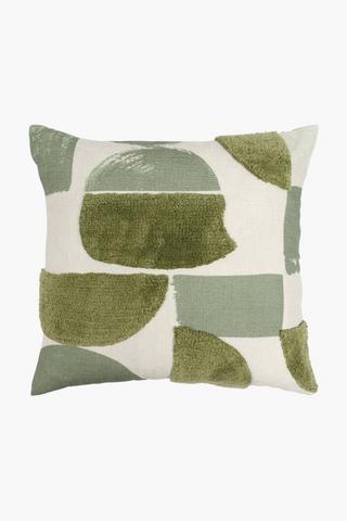 Printed Textured Brinley Scatter Cushion, 50x50cm