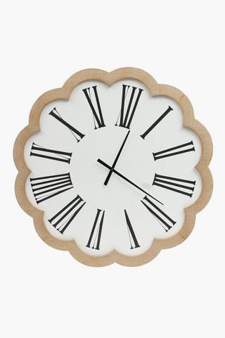 Scallop Border Clock, 80cm