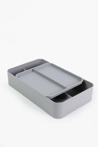 Plastic Cutlery And Gadget Organizer