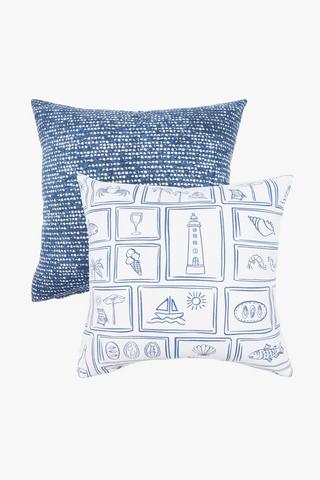 2 Pack Shipley Scatter Cushion Covers, 45x45cm