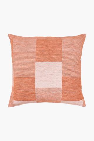 Printed Keyton Check Scatter Cushion, 60x60cm