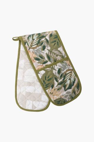 Eartha Floral Double Oven Glove
