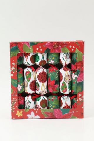 6 Pack Berry Christmas Crackers
