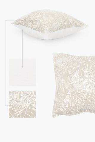 2 Pack Amina Protea Scatter Cushion Covers, 45x45cm