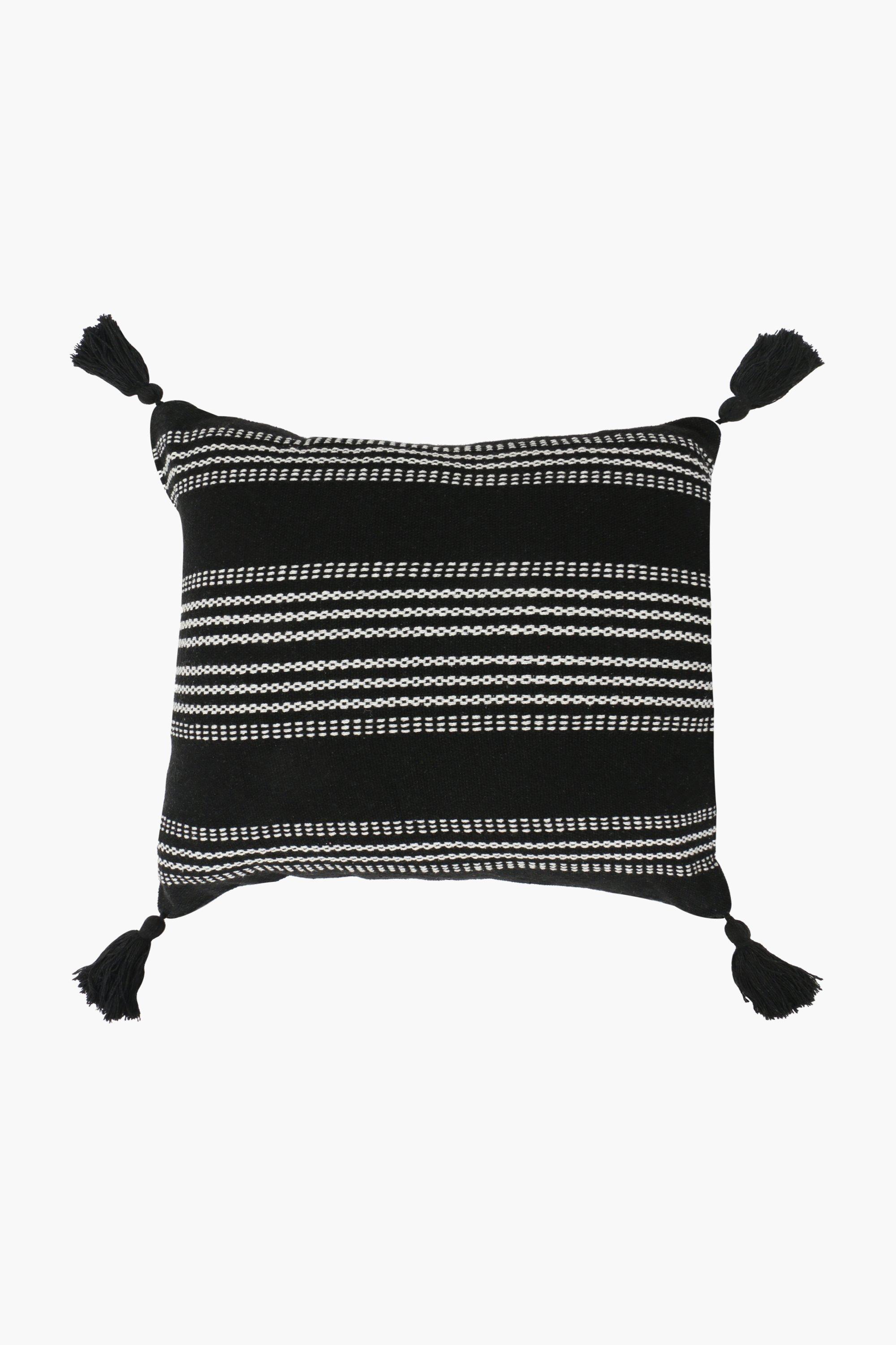 Natural Velvet Stripe Scatter Cushion 50x50cm main image 1