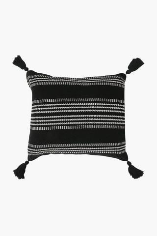 Textured Stripe Scatter Cushion, 50x50cm