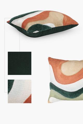 Tufted Ena Lines Scatter Cushion, 40x60cm