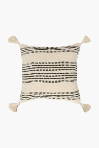 Textured Stripe Scatter Cushion, 50x50cm