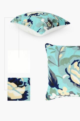 Trena Tufted Floral Cotton Woven Scatter Cushion, 60x60cm