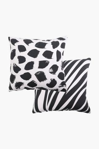 2 Pack Dotty Scatter Cushion Covers, 45x45cm