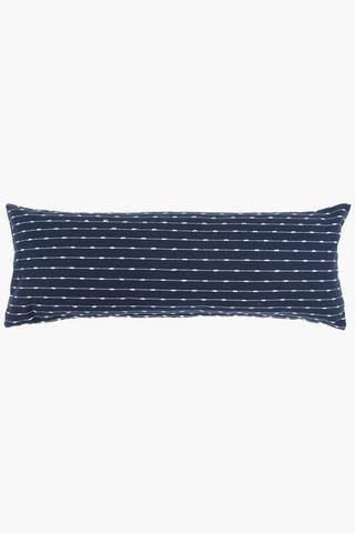 Chunky Woven Cotton Scatter Cushion, 30x80cm