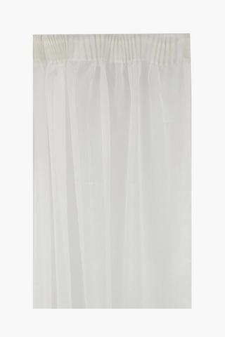 Sheer Lines Taped Curtain, 230x218cm