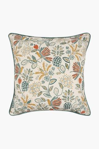 Printed Leia U And G Feather Scatter Cushion, 60x60cm