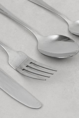 24 Piece Tear Drop Cutlery Set