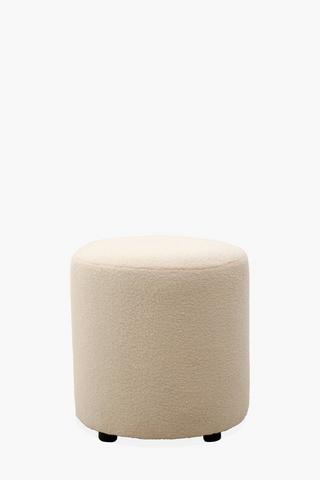 Round Sherpa Ottoman